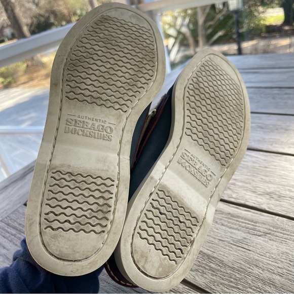 Sebago Black and Brown Flats - Picture 9 of 9